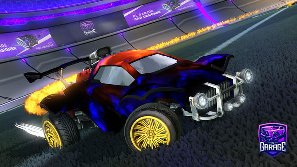 A Rocket League car design from BLacktiger86843