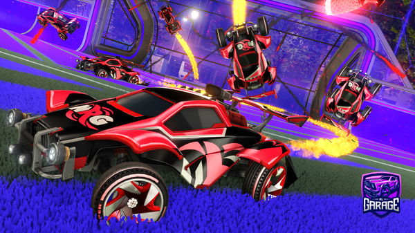 A Rocket League car design from Mrcarr2007