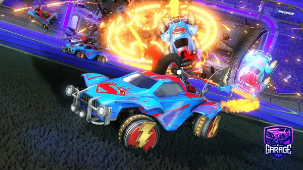 A Rocket League car design from Binaryman4231