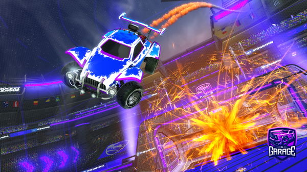 A Rocket League car design from BotParyk