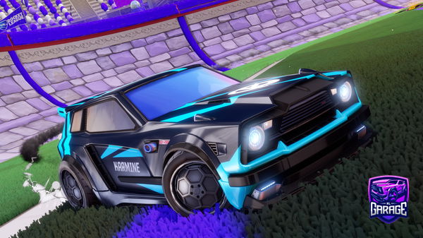 A Rocket League car design from NaughtyRL_