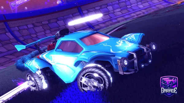 A Rocket League car design from sh4rkyttv_