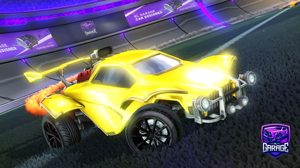 A Rocket League car design from winbros10