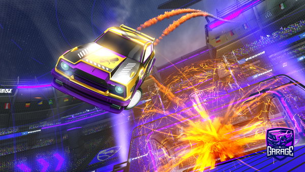 A Rocket League car design from Babybraii