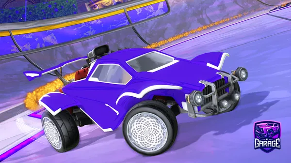 A Rocket League car design from Indvstry
