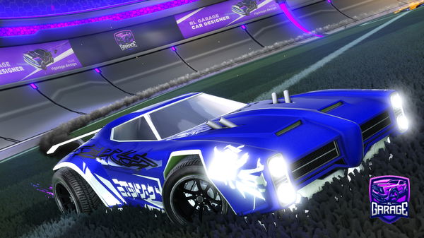 A Rocket League car design from kzeh