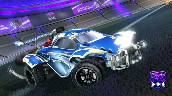 A Rocket League car design from Spew