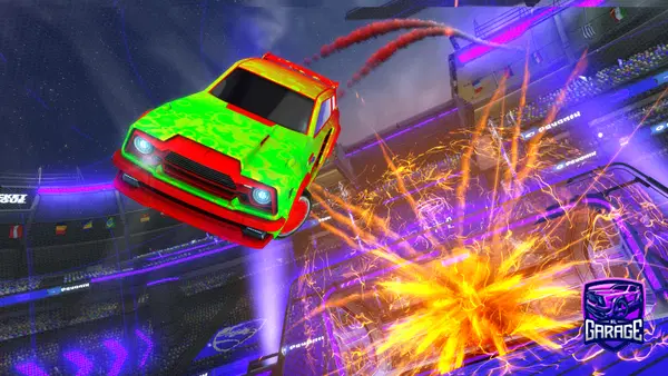 A Rocket League car design from Zaskarraspa