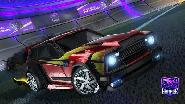 A Rocket League car design from DevilOCE