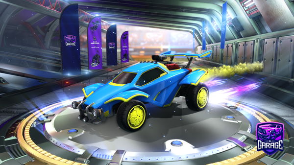 A Rocket League car design from klxpzrl