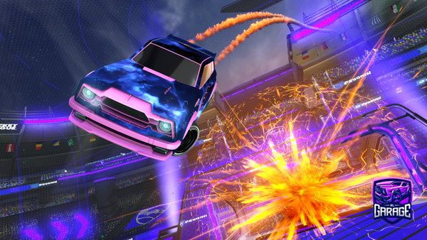 A Rocket League car design from Genehey8