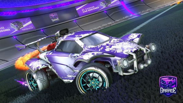 A Rocket League car design from IGqlxy