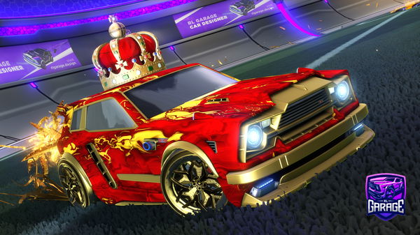 A Rocket League car design from MrR3X