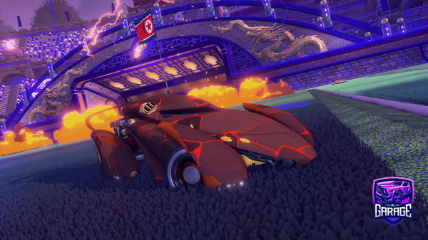 A Rocket League car design from Gupadre