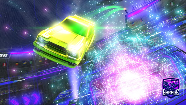 A Rocket League car design from RodrigoHS7