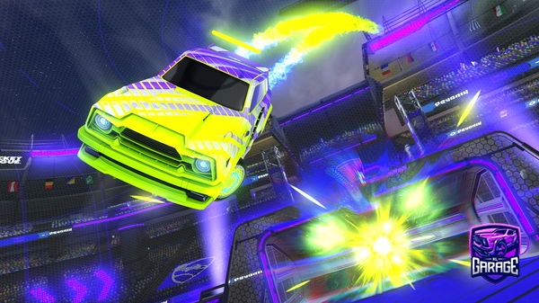 A Rocket League car design from PremiumLime