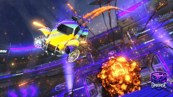 A Rocket League car design from Nickiterier7