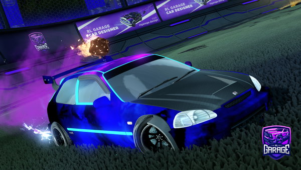 A Rocket League car design from Laundrysauce