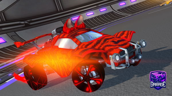 A Rocket League car design from VacdNeko