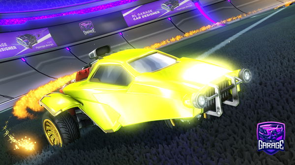 A Rocket League car design from JITTMUNK