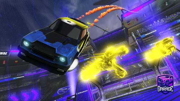 A Rocket League car design from Alawk_
