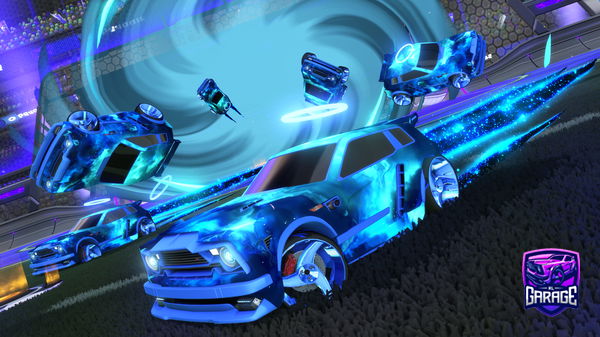 A Rocket League car design from PWR_Lunarz