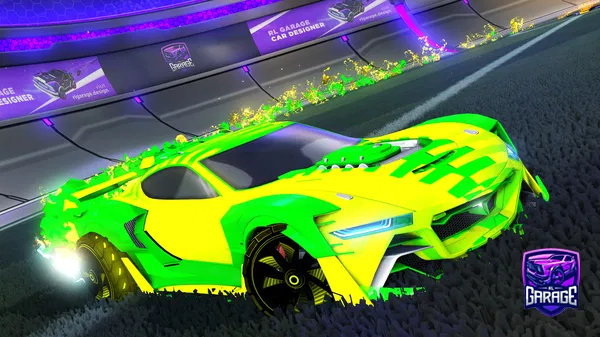 A Rocket League car design from JoeUrBro