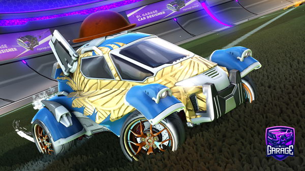 A Rocket League car design from CurtyRagsdude