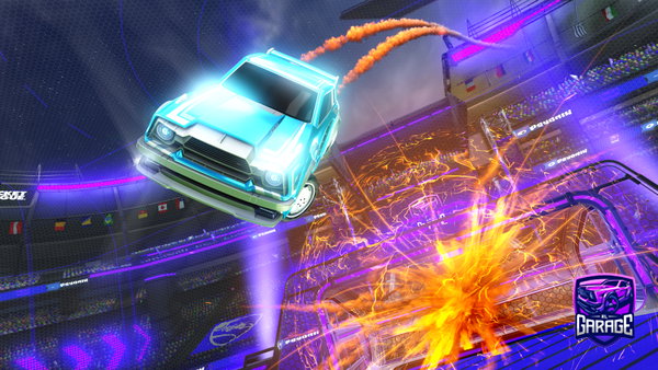 A Rocket League car design from Profpoop30