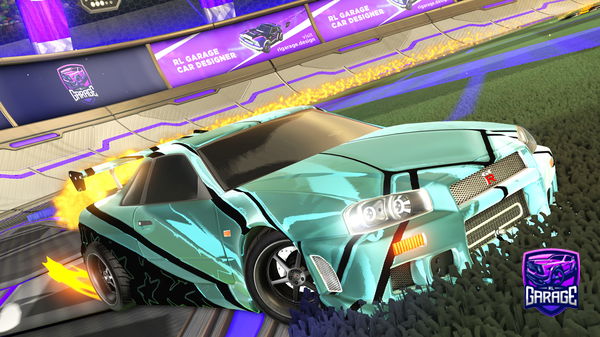 A Rocket League car design from WDSXE