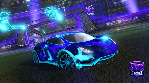 A Rocket League car design from Mysthicsonic