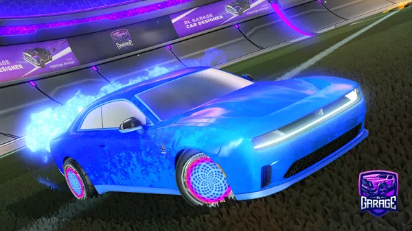 A Rocket League car design from KingCucumber