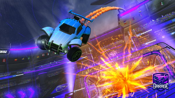 A Rocket League car design from Cutar77