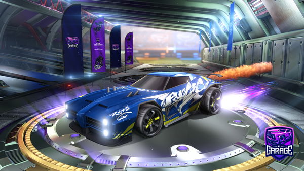 A Rocket League car design from Rpllnts