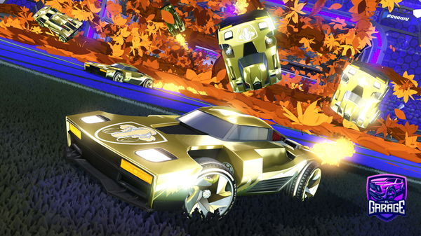 A Rocket League car design from Waleed92