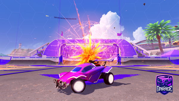 A Rocket League car design from Merlynne