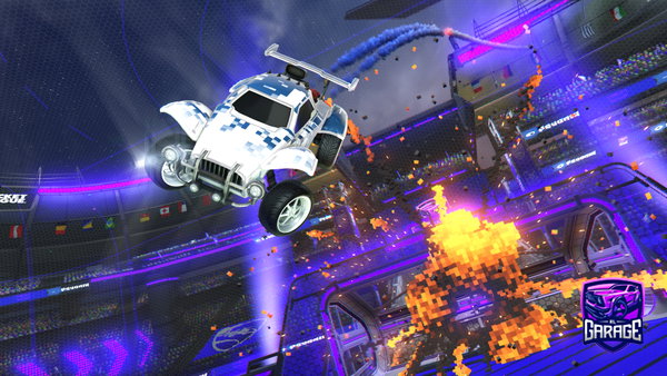 A Rocket League car design from rayquart