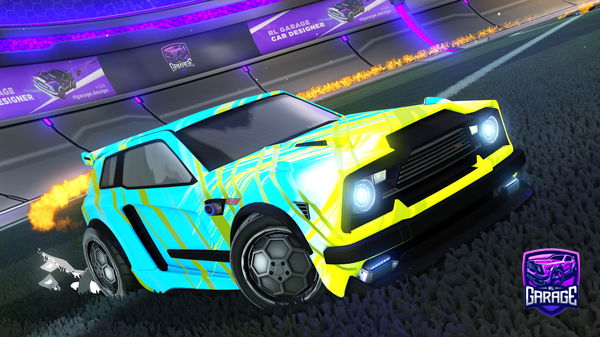 A Rocket League car design from Antiloopus1