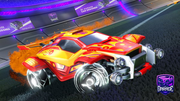 A Rocket League car design from D3VH