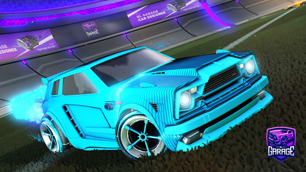 A Rocket League car design from umokitzme