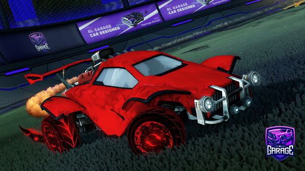 A Rocket League car design from Common_W