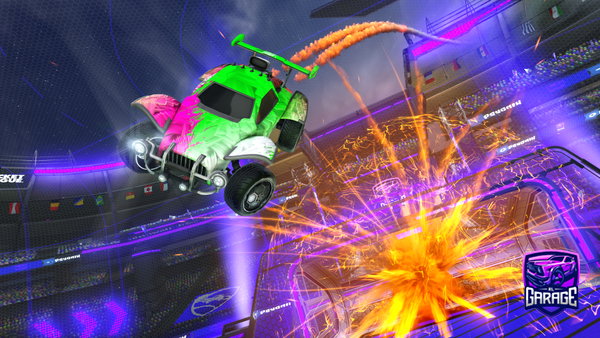A Rocket League car design from VISION_hoTsam07