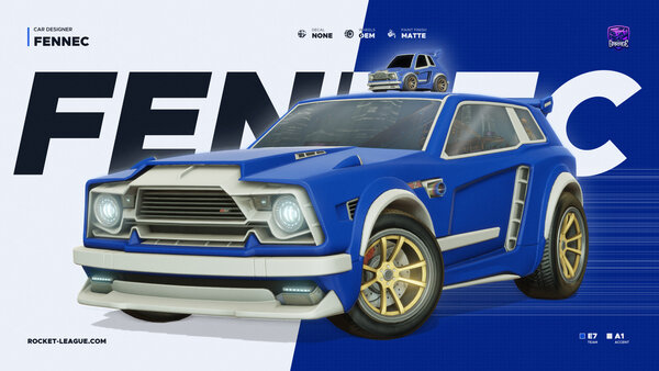 A Rocket League car design from M3_51D3