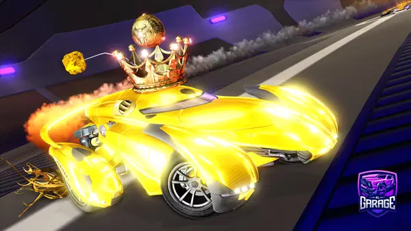 A Rocket League car design from RAYZORDRAGONXVI