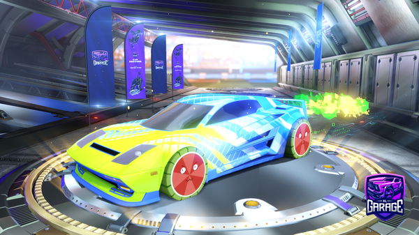 A Rocket League car design from DigTheVest