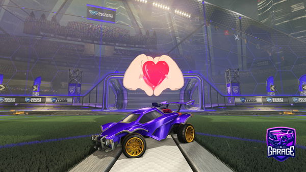 A Rocket League car design from Lemur-voisin