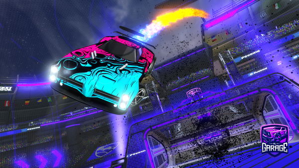 A Rocket League car design from BlossomedXD