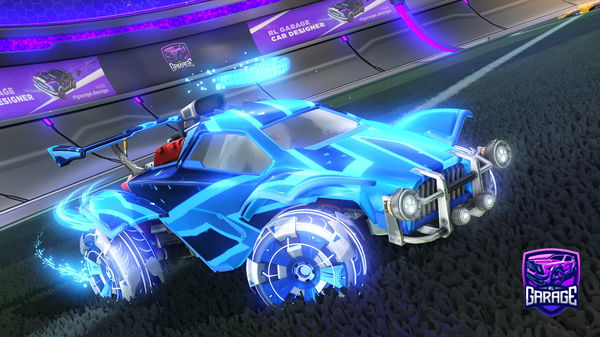 A Rocket League car design from SMX_2009