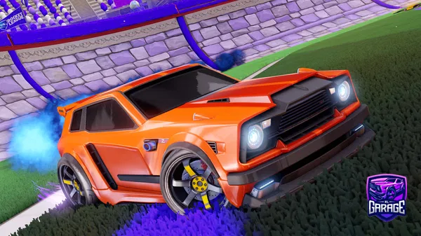 A Rocket League car design from Dunezys