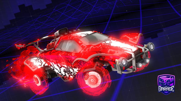 A Rocket League car design from Finthebin